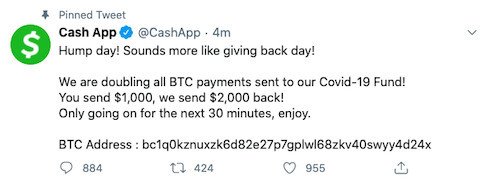 Cash app twitter