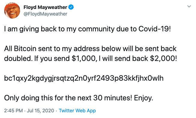 Floyd Mayweather twitter
