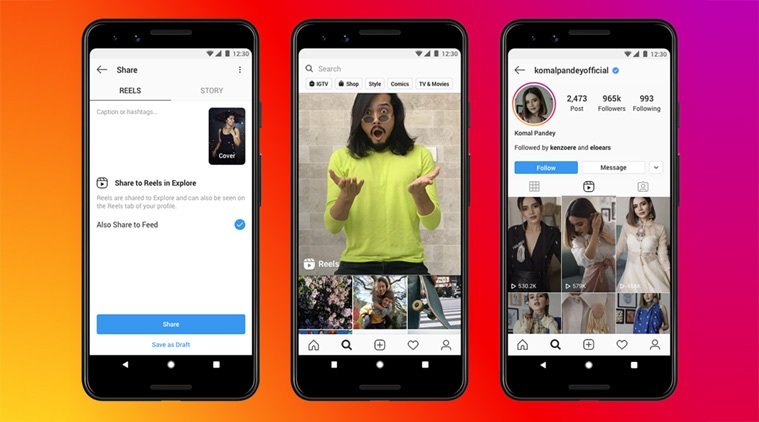 Instagram just introduced a new feature called Instagram Reels. A Tik Tok look alike feature.