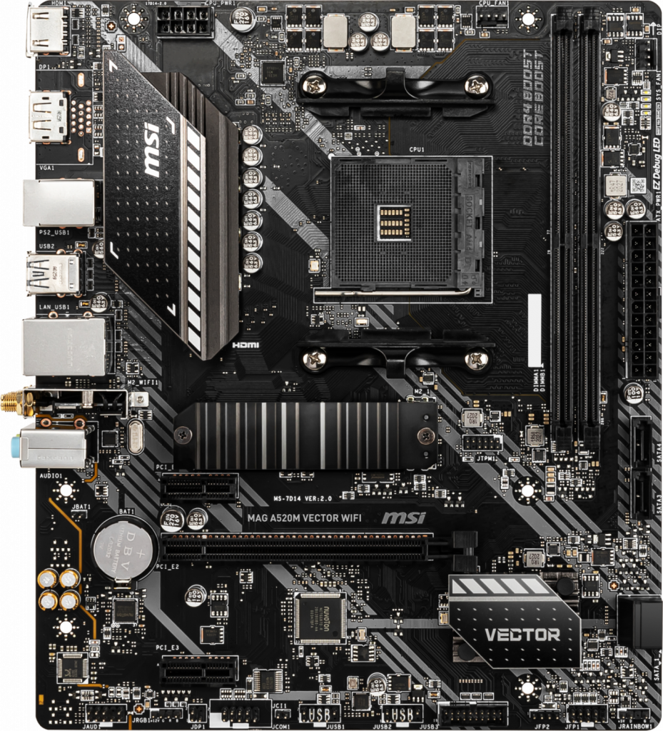 msi mag a520m vector wifi 2d Custom 2