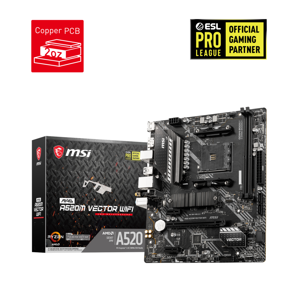 msi mag a520m vector wifi box Custom 1 1