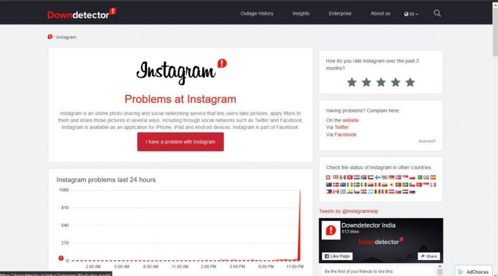 Instagram Down Worldwide And Facebook Too