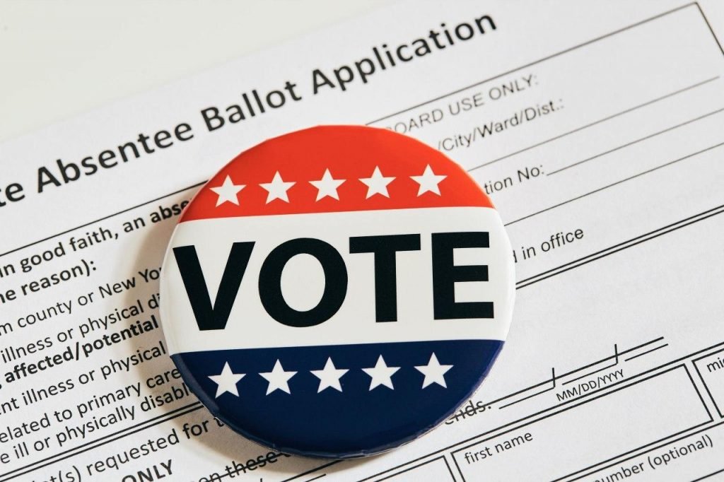 US absentee ballot application