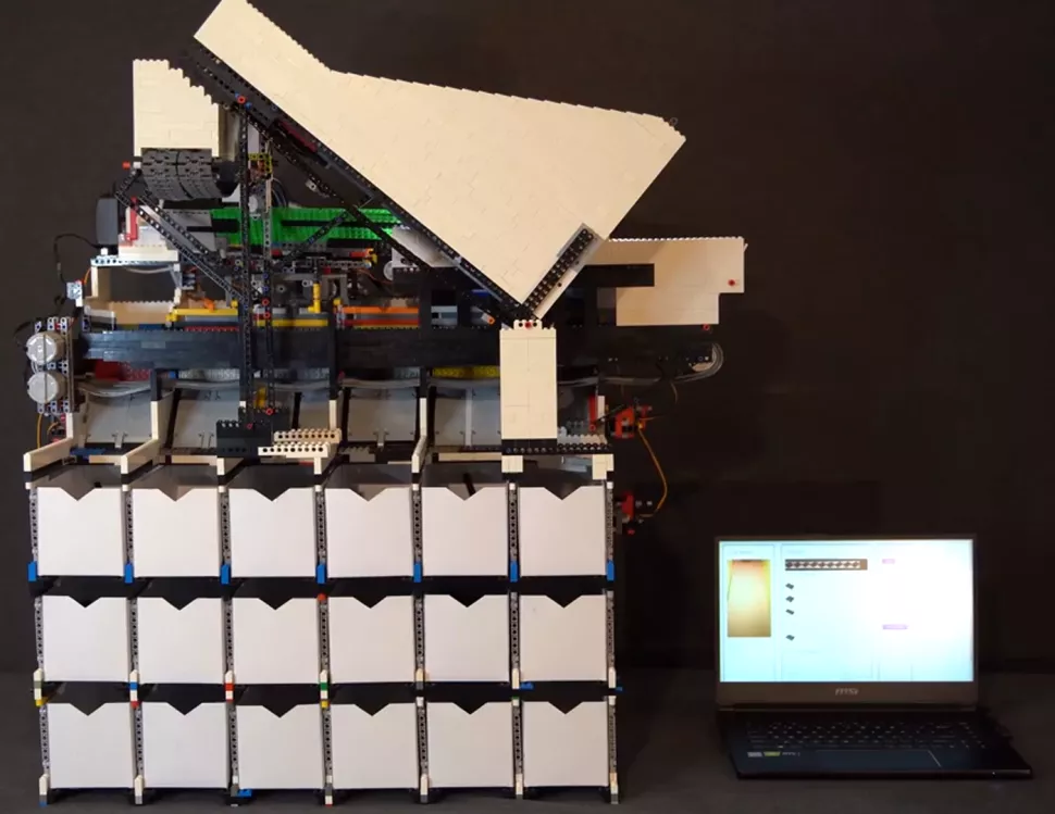 Daniel west lego brick sorter