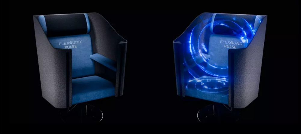 Flexound Pulse creates Personal Sound Bubbles for Movie Watchers
